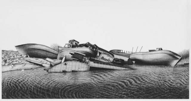 Ship Graveyard, Aswan High Dam, Egypt